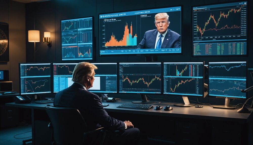 pasar mata uang kripto bereaksi terhadap Trump
